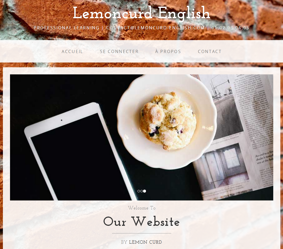 Image Formations en Anglais LemonCurd